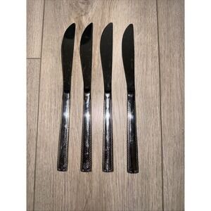 4‎ PCs Oneida Savory  Modern Solid Knife Stainless